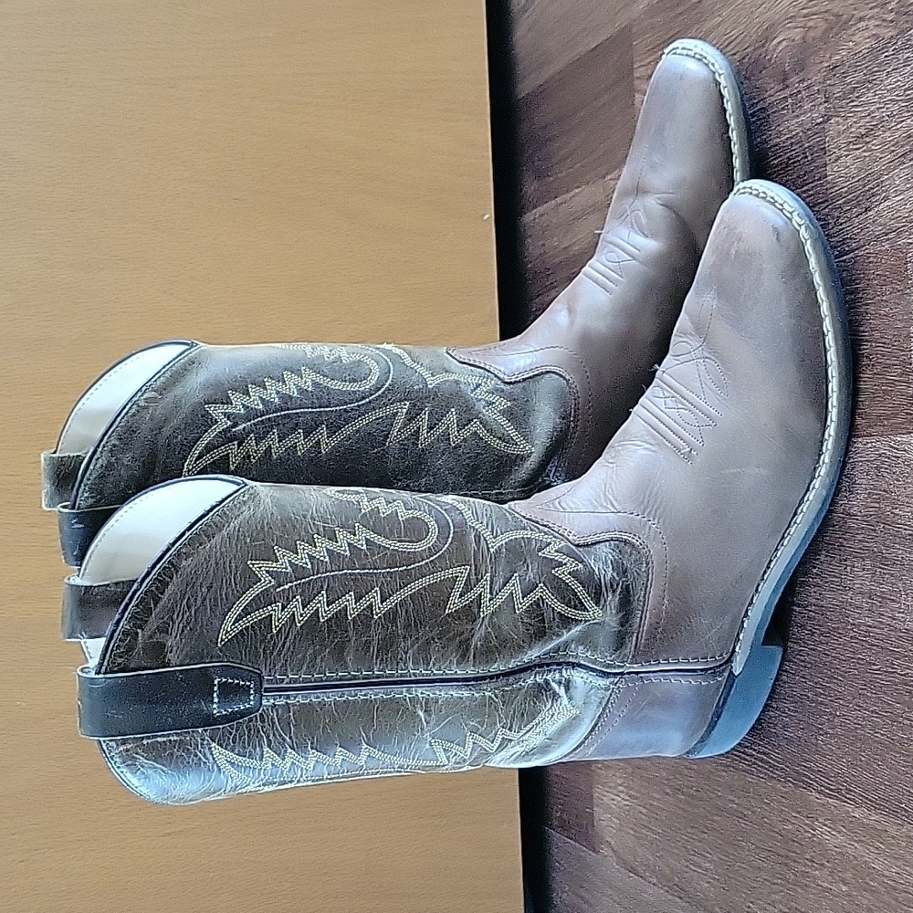 Cody James Western Square Toe Youth Boots Size 6